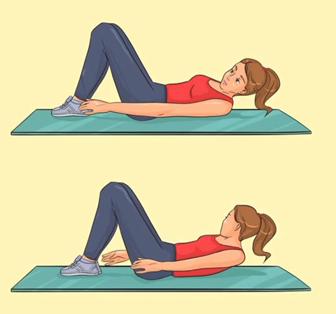 Heel Touches exercise cover photo